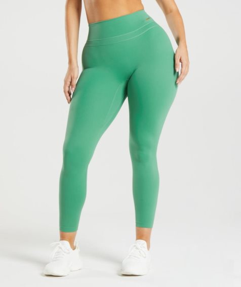 Legginsy Gymshark Whitney High Rise Damskie Zielone | PL 928RQT